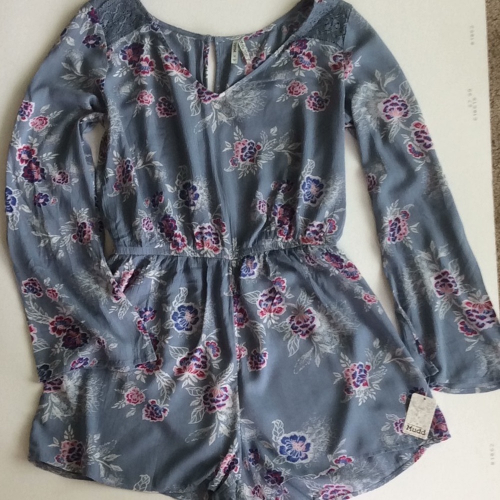 NWT long sleeve romper